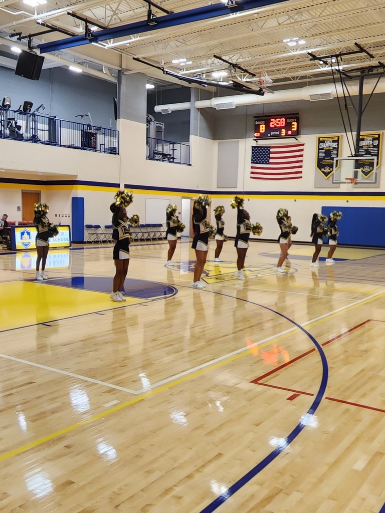 BRMS Cheerleaders 1st Halftime Cheer!