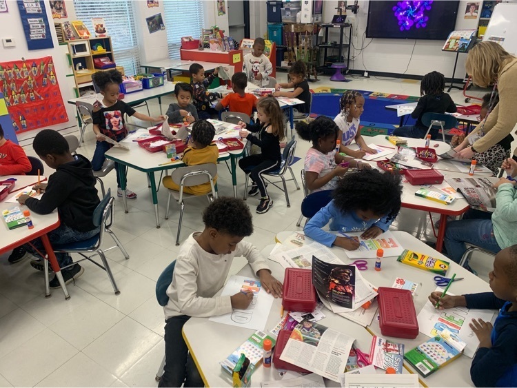 kindergarten and first grade friends coloring the word friend